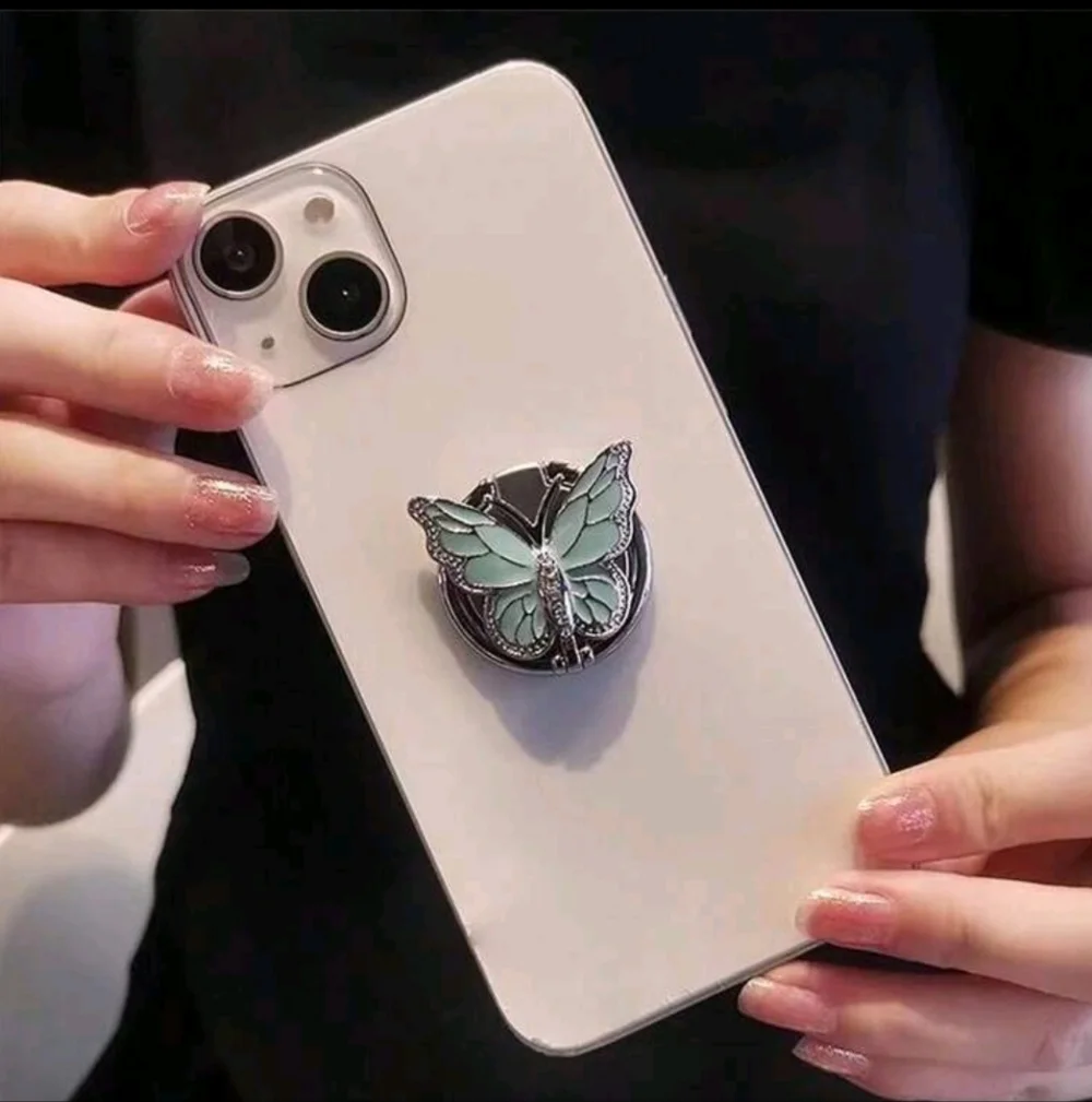 Butterfly Phone Ring Grip 360 Degree Rotating Plating Finger‎ Holder Kickstand